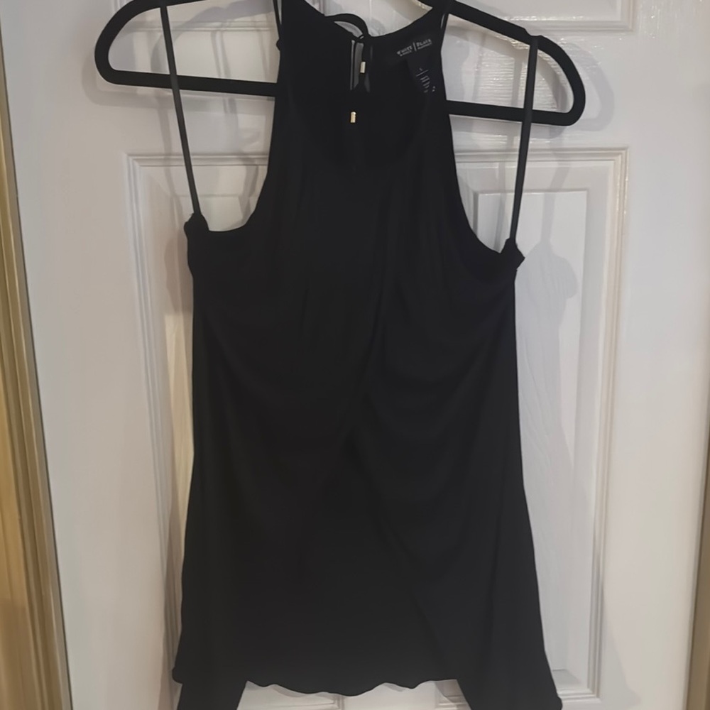 White House Black Market Black Tank Top